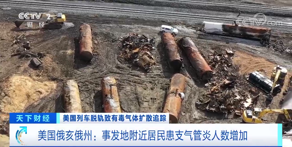 多名附近居民患上支气管炎！美国“毒火车”事件最新追踪→